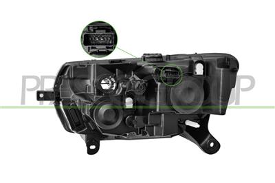 SCHEINWERFER RECHTS-H7+H7-OHNE LWR-MIT MOTOR-LED