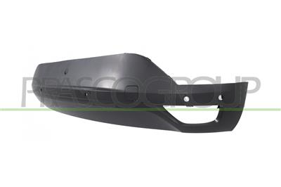REAR BUMPER-LOWER-PRIMED-WITH TOW HOOK COVER-WITH PDC AND PARK ASSIST+SENSOR HOLDERS