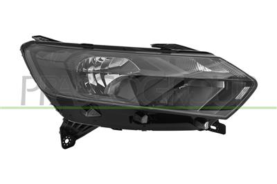 OPTICA DERECHA H7+H15-ELECTRICA-CON MOTOR-NEGRA