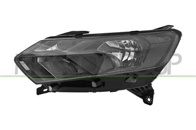 OPTICA IZQUIERDA H7+H15-ELECTRICA-CON MOTOR-NEGRA