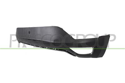 REAR BUMPER-LOWER-BLACK-TEXTURED FINISH-WITH CUTTING MARKS FOR PDC AND PARK ASSIST-WITH TOW HOOK COVER