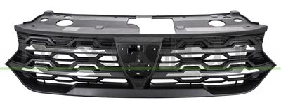 GRILLE CALANDRE NOIRE AVEC MOULURE CHROMEE'
