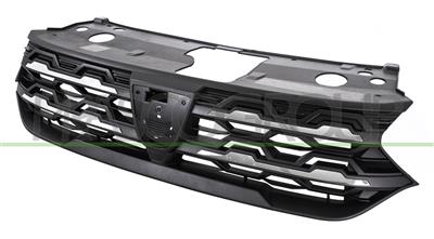GRILLE CALANDRE NOIRE AVEC MOULURE CHROMEE'