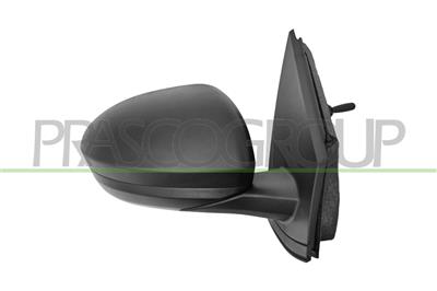 DOOR MIRROR RIGHT-WITH CABLE-BLACK-CONVEX