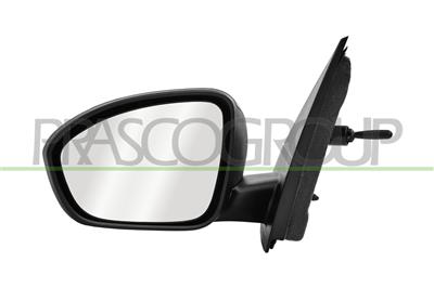 DOOR MIRROR LEFT-WITH CABLE-PRIMED-CONVEX