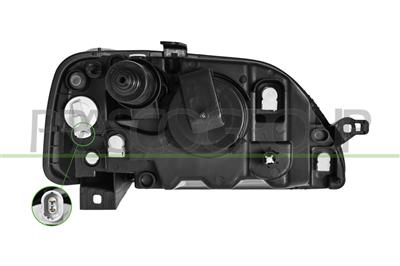HEADLAMP LEFT H4-ELECTRIC-WITHOUT MOTOR