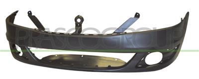 FRONT BUMPER-BLACK-WITH FOG LAMP HOLES