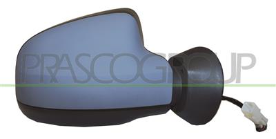 ESPEJO DERECHO ELECTRICO-TERMICO-IMPRIMADO-CONVEXO/CROMADO