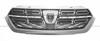 RADIATOR GRILLE-BLACK-WITH CHROME MOLDING