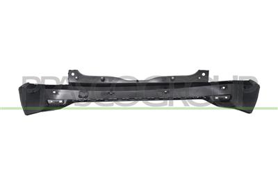 REAR BUMPER-BLACK-TEXTURED FINISH-WITH PDC AND PARK ASSIST HOLES+SENSOR HOLDERS