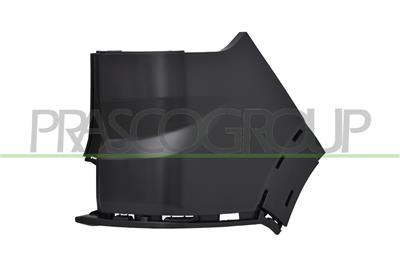 EMBOUT DROIT SUPERIEUR DE PARE-CHOCS ARRIERE-NOIR-SURFACE LISSE A APRETER