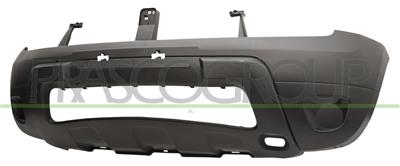 FRONT BUMPER-BLACK-WITHOUT FOG LAMP HOLES