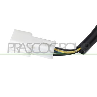 DOOR MIRROR LEFT-ELECTRIC-BLACK-HEATED-CONVEX-CHROME