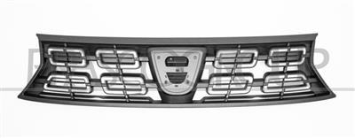 RADIATOR GRILLE-BLACK-WITH CHROME MOLDINGS