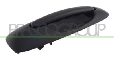 FRONT DOOR HANDLE RIGHT-OUTER-SMOOTH-BLACK-WITHOUT KEY HOLE