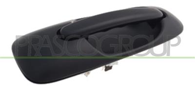 SLIDING DOOR HANDLE RIGHT-OUTER-SMOOTH-BLACK-WITHOUT KEY HOLE