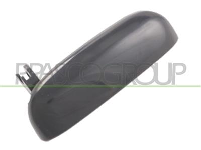FRONT/REAR DOOR HANDLE RIGHT-OUTER-SMOOTH-BLACK