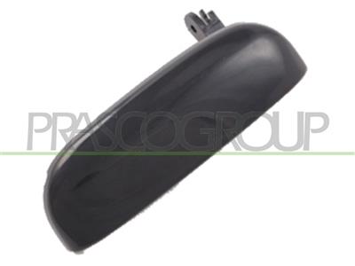 FRONT/REAR DOOR HANDLE LEFT-OUTER-SMOOTH-BLACK