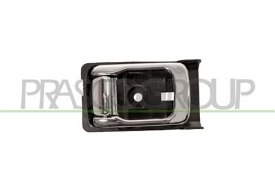 FRONT/REAR DOOR HANDLE LEFT-INNER-WITH CHROME LEVER-BLACK HOUSING