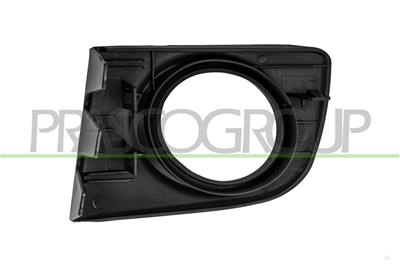BUMPER GRILLE RIGHT-BLACK-WITH FOG LAMP HOLE