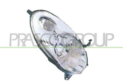 HEADLAMP RIGHT H4 ELECTRIC-WITHOUT MOTOR-CHROME MOD. > 07