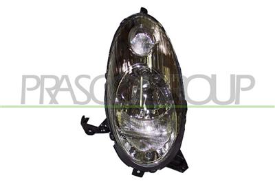 HEADLAMP RIGHT H4 ELECTRIC-WITHOUT MOTOR-BLACK MOD. > 07