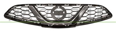 GRILLE CALANDRE NOIRE AVEC MOULURE CHROMEE'