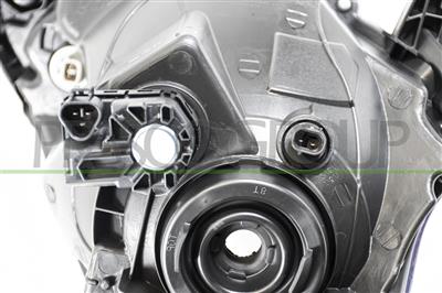 HEADLAMP LEFT H4 ELECTRIC-WITH MOTOR