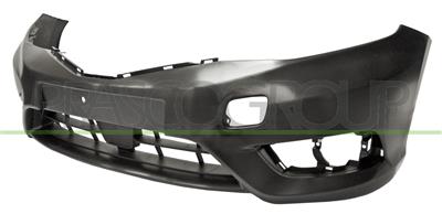 FRONT BUMPER-BLACK-SMOOTH FINISH TO BE PRIMED-WITH CUTTING MARKS FOR PDC