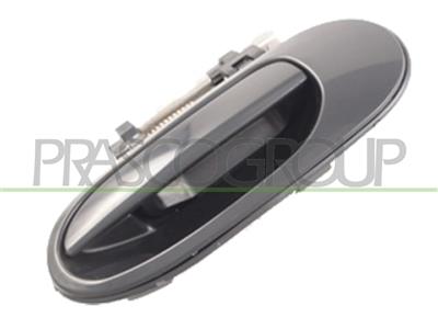 REAR DOOR HANDLE LEFT-OUTER-SMOOTH-BLACK