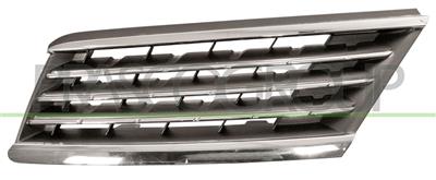 RADIATOR GRILLE LEFT-CHROME 