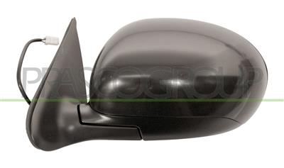 DOOR MIRROR LEFT-ELECTRIC-BLACK-CONVEX-CHROME 8H3P