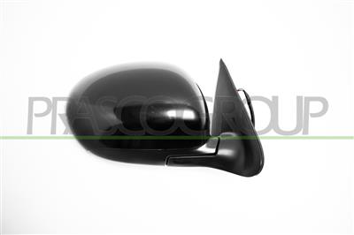 RETROVISEUR DROIT ELECTRIQUE-NOIR-CHAUFFANT-CONVEXE/CHROME'