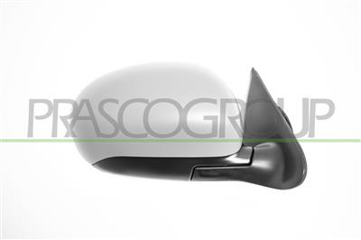 DOOR MIRROR RIGHT-ELECTRIC-HEATED-PRIMED-CONVEX-CHROME