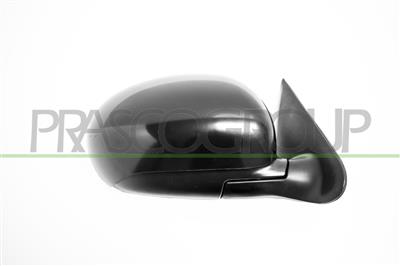 DOOR MIRROR RIGHT-ELECTRIC-BLACK-HEATED-FOLDABLE-CONVEX-CHROME
