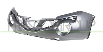 FRONT BUMPER-PRIMED-WITH CUTTING MARKS FOR HEADLAMP WASHERS-WITH WING EXTENSION HOLES
