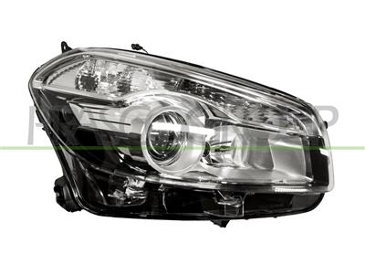 HEADLAMP RIGHT XENON D1S+H7 ELECTRIC-WITH MOTOR
