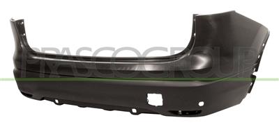 REAR BUMPER-BLACK-SMOOTH FINISH TO BE PRIMED-WITH PDC