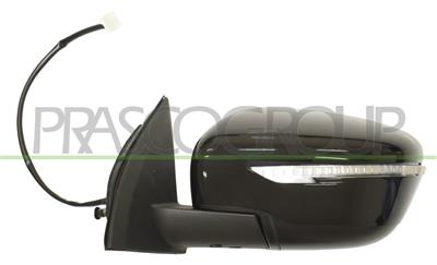 RETROVISORE SINISTRO-ELETTRICO-CON PRIMER-CON FANALE-CONVESSO
