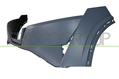 FRONT BUMPER-PRIMED-UPPER-WITH TOW HOOK COVER