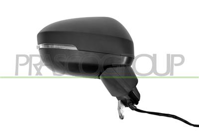 SPIEGEL RECHTS-ELEKTRISCH-GRUNDIERT-HEIZBAR-ABKLAPPBAR-MIT BLINKER-MIT BLIS-KONVEX-11 PINS MOD. ACENTA
