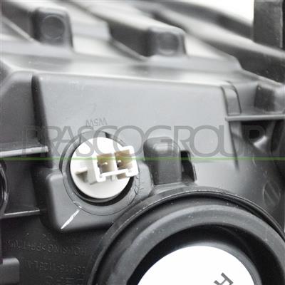 HEADLAMP LEFT H4 ELECTRIC-WITHOUT MOTOR