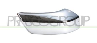 FRONT BUMPER END CUP RIGHT-CHROME