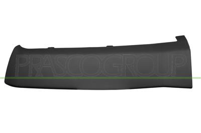 REAR BUMPER END LEFT-BLACK