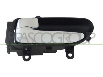 FRONT/REAR DOOR HANDLE LEFT-INNER-WITH CHROME LEVER-BLACK HOUSING