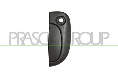 FRONT DOOR HANDLE LEFT-OUTER-BLACK-WITH KEY HOLE