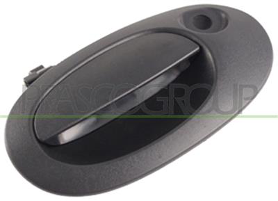MANETA EXTERIOR PORTON TRASERO-NEGRA-CON AGUJERO LLAVE