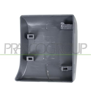 FRONT PILLAR MOLDING RIGHT-GRAY-TEXTURED FINISH-WITH FIXING CLIPS