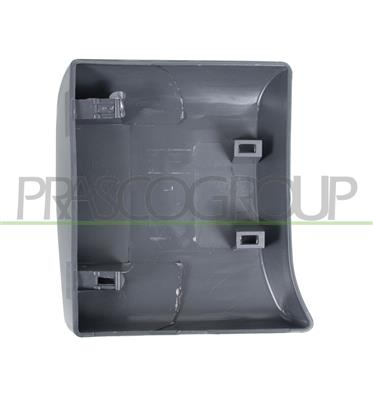 FRONT PILLAR MOLDING LEFT-GRAY-TEXTURED FINISH-WITH FIXING CLIPS