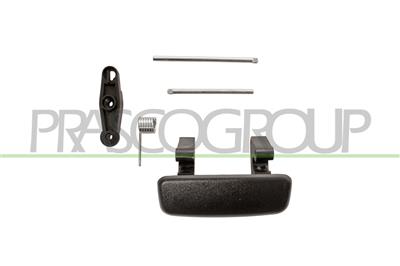 REAR DOOR HANDLE LEVER-RIGHT-OUTER-BLACK